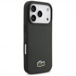 Carcasa Lacoste Iconic Petit Pique Woven Logo cu MagSafe compatibila cu iPhone 17 Pro, Dark Green 5 - lerato.ro