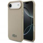 Carcasa Lacoste Petit Pique Lacquer Logo cu MagSafe compatibila cu iPhone 17 Air, Gri 4 - lerato.ro