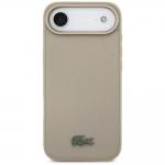 Carcasa Lacoste Petit Pique Lacquer Logo cu MagSafe compatibila cu iPhone 17 Air, Gri 2 - lerato.ro