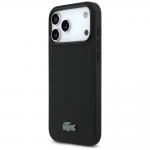 Carcasa Lacoste Petit Pique Lacquer Logo cu MagSafe compatibila cu iPhone 17 Pro Max, Negru 3 - lerato.ro
