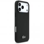 Carcasa Lacoste Petit Pique Lacquer Logo cu MagSafe compatibila cu iPhone 17 Pro Max, Negru 5 - lerato.ro