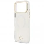 Carcasa Lacoste Shockproof Transparent Frosted Gold Logo cu MagSafe compatibila cu iPhone 17 Pro Max, Alb 7 - lerato.ro