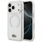 Carcasa Lacoste Shockproof Transparent Frosted cu MagSafe compatibila cu iPhone 17 Pro, Alb 4 - lerato.ro
