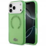 Carcasa Lacoste Shockproof Transparent Frosted cu MagSafe compatibila cu iPhone 17 Pro Max, Verde 4 - lerato.ro