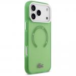 Carcasa Lacoste Shockproof Transparent Frosted cu MagSafe compatibila cu iPhone 17 Pro Max, Verde 5 - lerato.ro