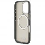 Carcasa Lacoste Shockproof Transparent Frosted cu MagSafe compatibila cu iPhone 17, Gri 8 - lerato.ro