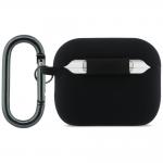 Carcasa Lacoste Silicone Croc Logo compatibila cu Apple AirPods Pro 3, Negru 3 - lerato.ro