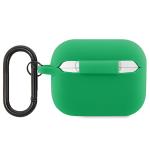 Carcasa Lacoste Silicone Croc Logo compatibila cu Apple AirPods Pro 2, Verde 3 - lerato.ro