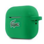 Carcasa Lacoste Silicone Croc Logo compatibila cu Apple AirPods Pro 2, Verde 4 - lerato.ro