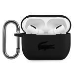 Carcasa Lacoste Silicone Collection compatibila cu Apple AirPods Pro, Negru 2 - lerato.ro