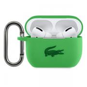 Carcasa Lacoste Silicone Collection compatibila cu Apple AirPods Pro, Verde