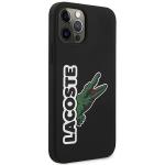 Carcasa Lacoste Silicone Head Crocodile compatibila cu iPhone 12 / 12 Pro, Negru 5 - lerato.ro