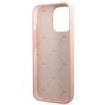 Carcasa Lacoste Silicone Head Crocodile compatibila cu iPhone 13 Pro, Roz 8 - lerato.ro