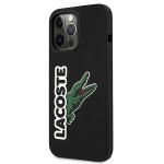 Carcasa Lacoste Silicone Head Crocodile compatibila cu iPhone 13 Pro, Negru 3 - lerato.ro