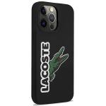 Carcasa Lacoste Silicone Head Crocodile compatibila cu iPhone 13 Pro, Negru 5 - lerato.ro