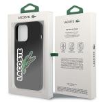 Carcasa Lacoste Silicone Head Crocodile compatibila cu iPhone 13 Pro, Negru 9 - lerato.ro