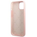 Carcasa Lacoste Silicone Head Crocodile compatibila cu iPhone 13, Roz 8 - lerato.ro
