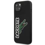 Carcasa Lacoste Silicone Head Crocodile compatibila cu iPhone 13 Mini, Negru 3 - lerato.ro