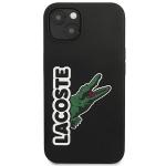 Carcasa Lacoste Silicone Head Crocodile compatibila cu iPhone 13 Mini, Negru 2 - lerato.ro