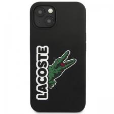 Carcasa Lacoste Silicone Head Crocodile compatibila cu iPhone 13 Mini, Negru