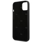 Carcasa Lacoste Silicone Head Crocodile compatibila cu iPhone 13 Mini, Negru 8 - lerato.ro