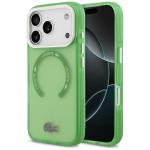 Carcasa Lacoste Shockproof Transparent Frosted cu MagSafe compatibila cu iPhone 17 Pro, Verde 4 - lerato.ro