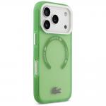 Carcasa Lacoste Shockproof Transparent Frosted cu MagSafe compatibila cu iPhone 17 Pro, Verde 5 - lerato.ro