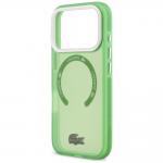 Carcasa Lacoste Shockproof Transparent Frosted cu MagSafe compatibila cu iPhone 17 Pro, Verde 7 - lerato.ro