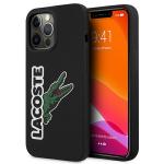 Carcasa Lacoste Silicone Head Crocodile compatibila cu iPhone 13 Pro Max, Negru 4 - lerato.ro