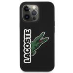 Carcasa Lacoste Silicone Head Crocodile compatibila cu iPhone 13 Pro Max, Negru 2 - lerato.ro