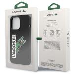 Carcasa Lacoste Silicone Head Crocodile compatibila cu iPhone 13 Pro Max, Negru 9 - lerato.ro
