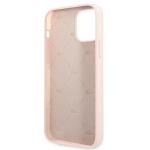 Carcasa Lacoste Silicone Plain compatibila cu iPhone 12 / 12 Pro, Roz 8 - lerato.ro