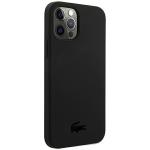 Carcasa Lacoste Silicone Plain compatibila cu iPhone 12 / 12 Pro, Negru 5 - lerato.ro