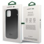 Carcasa Lacoste Silicone Plain compatibila cu iPhone 12 / 12 Pro, Negru 9 - lerato.ro