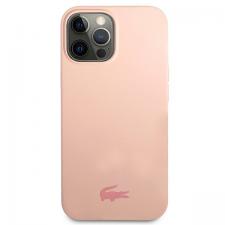 Carcasa Lacoste Silicone Plain compatibila cu iPhone 13 Pro, Roz