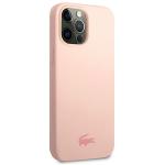 Carcasa Lacoste Silicone Plain compatibila cu iPhone 13 Pro, Roz 5 - lerato.ro