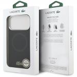 Carcasa Lacoste Silicone Metal Logo cu MagSafe compatibila cu iPhone 17 Pro Max, Navy Blue 9 - lerato.ro