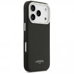 Carcasa Lacoste Champs Elysees Silver Logo cu MagSafe compatibila cu iPhone 17 Pro, Negru 5 - lerato.ro