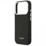 Carcasa Lacoste Champs Elysees Silver Logo cu MagSafe compatibila cu iPhone 17 Pro, Negru 7 - lerato.ro