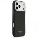 Carcasa Lacoste Champs Elysees Silver Logo cu MagSafe compatibila cu iPhone 17 Pro Max, Negru 5 - lerato.ro