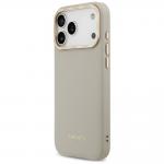 Carcasa Lacoste Champs Elysees Gold Logo cu MagSafe compatibila cu iPhone 17 Pro Max, Gri 3 - lerato.ro