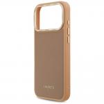 Carcasa Lacoste Champs Elysees Gold Logo cu MagSafe compatibila cu iPhone 17 Pro, Roz 7 - lerato.ro