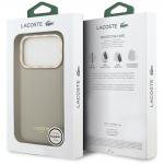 Carcasa Lacoste Champs Elysees Gold Logo cu MagSafe compatibila cu iPhone 17 Pro, Gri 9 - lerato.ro