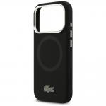 Carcasa Lacoste HC Silicone Metal Logo cu MagSafe compatibila cu iPhone 17 Pro, Negru 7 - lerato.ro