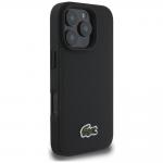 Carcasa Lacoste Iconic Petit Pique Crossbody Cord cu MagSafe compatibila cu iPhone 16 Pro, Negru 5 - lerato.ro