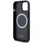 Carcasa Lacoste Iconic Petit Pique Crossbody Cord cu MagSafe compatibila cu iPhone 15 / 14 / 13, Black 8 - lerato.ro