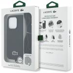 Carcasa Lacoste Iconic Petit Pique Crossbody cu MagSafe compatibila cu iPhone 15 Pro, Negru 10 - lerato.ro
