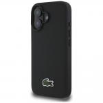 Carcasa Lacoste Iconic Petit Pique Crossbody Cord cu MagSafe compatibila cu iPhone 16 Plus, Negru 3 - lerato.ro