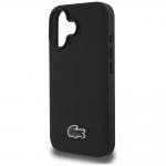 Carcasa Lacoste Iconic Petit Pique Crossbody Cord cu MagSafe compatibila cu iPhone 16 Plus, Negru 7 - lerato.ro