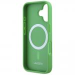 Carcasa Lacoste Iconic Petit Pique Crossbody Cord cu MagSafe compatibila cu iPhone 16, Verde 8 - lerato.ro